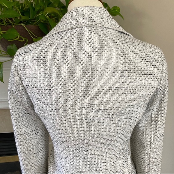 WHBM Tweed Blazer Size 6 Cropped Career Jacket - Picture 7 of 9